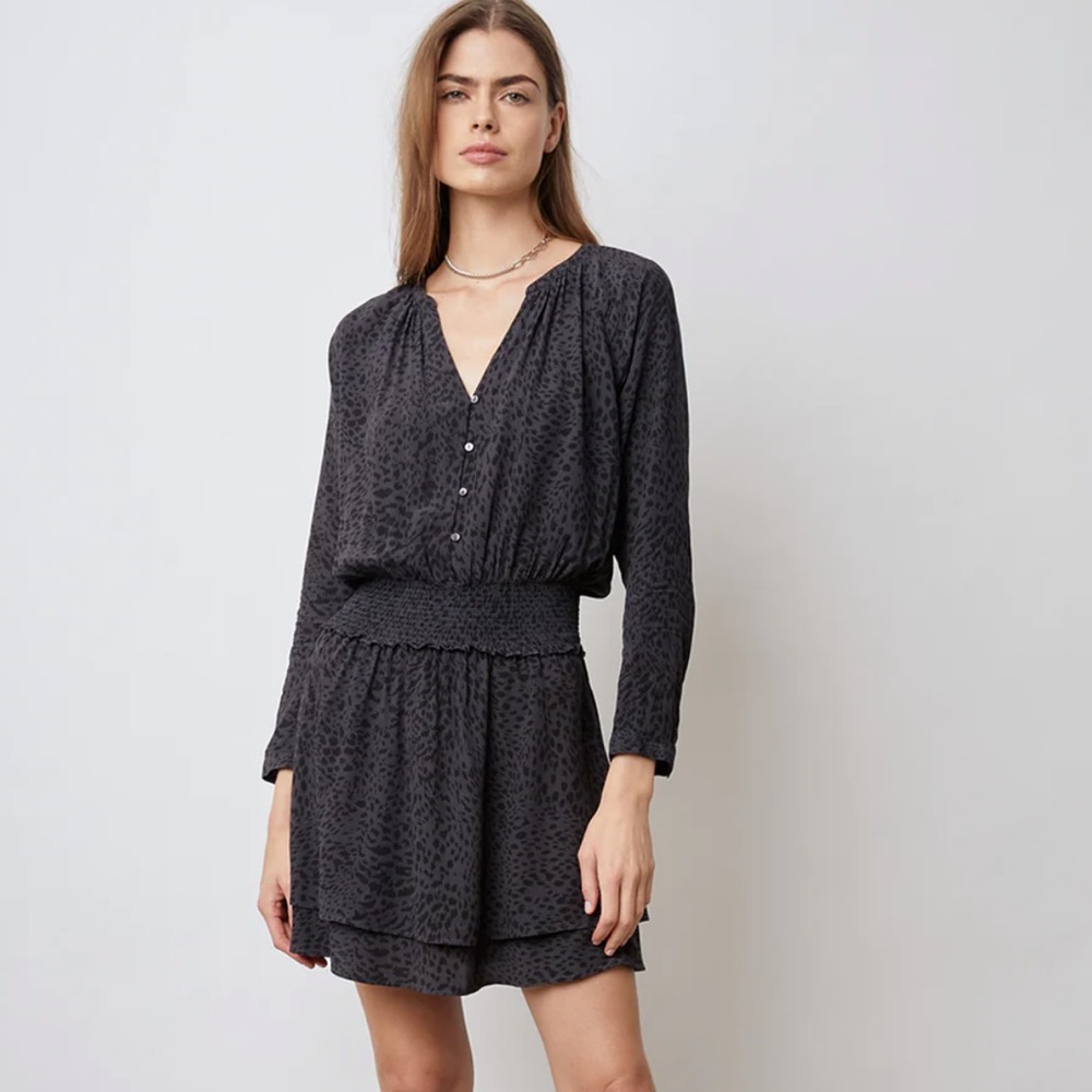 Rails Jasmine Dress - Spotted Navy